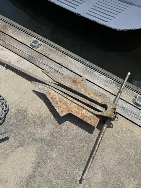Danforth 43S Fluke Anchor — Used, Good