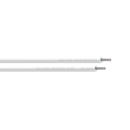 Sea-Dog 16 AWG White Primary Wire - 25' [8016050]