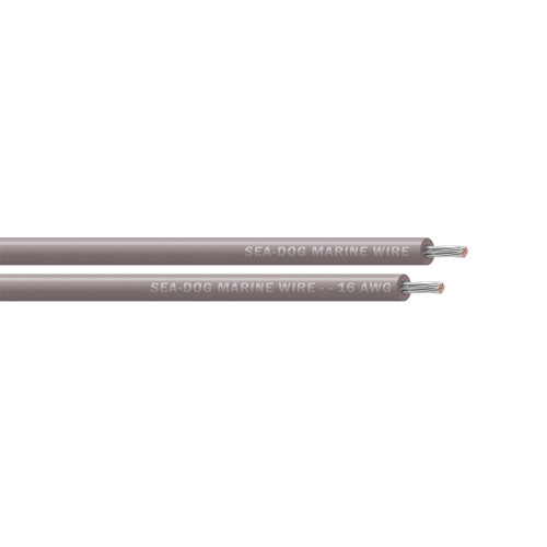 Sea-Dog 16 AWG Grey Primary Wire - 250' [8016114]