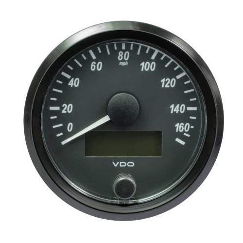 VDO SingleViu 80mm (3-1\/8") Speedometer - 160MPH [A2C3832930030]