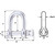 Wichard HR D Shackle - Diameter 25\/64" [11205W]