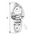 Wichard HR Quick Release Snap Shackle With Swivel Eye - 130mm Length - 5-1\/8" [2677W]