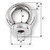 Wichard 8mm Eye Nut - 1\/2" Diameter [6334W]