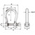 Wichard HR Bow Shackle - 10mm Pin Diameter [11245W]