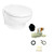 Thetford Nano Touch Compact Toilet Freshwater Kit - 24V [T-NAN024PW\/TSFT\/NA-FWKIT]