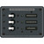 Blue Sea 8058 AC 3 Position Toggle Circuit Breaker Panel - White Switches [8058]