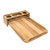 Whitecap Teak Drinkholder w\/Removable Cockpit Table Top - Holds 4 Glasses [61394C]