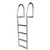 Dock Edge Fixed Eco - Weld Free Aluminum 4-Step Dock Ladder [DE2074F]