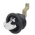 Perko Surface Mount Latch f\/Smooth  Carpeted Surfaces w\/Offset Cam Bar [1092DP1BLK]