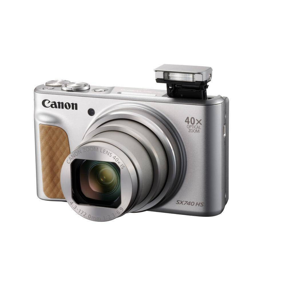 CANON POWERSHOT SX740 HS CAMERA SILVER W/ CASE - Taknology CANON POWERSHOT SX740 HS CAMERA SILVER W/ CASE - Taknology