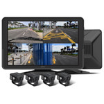 GekoGear Orbit T100 4 Channel 1080P Dash Cam For Trucks With a 10.1” IPS Screen
