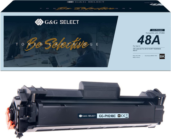 G&G Select Compatible Toner Cartridge Replacement for HP 48A CF248A for Laserjet Pro M15w M29w M30w M31w MFP M28w M28a M29a M15a M16a M16w Printer (Black)