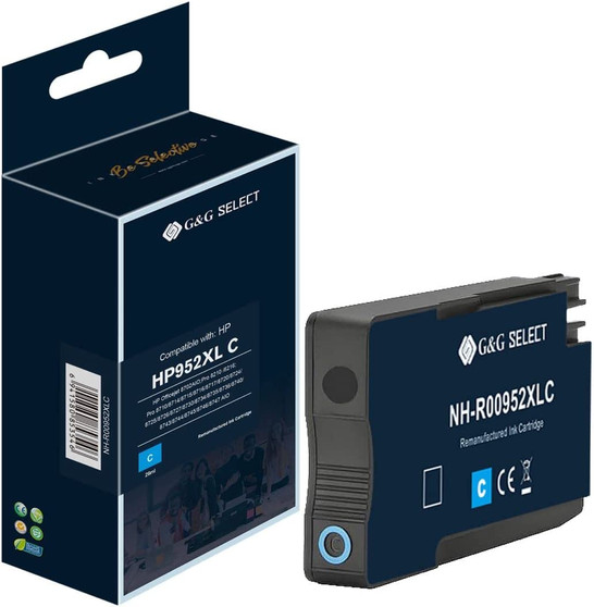 G&G Select Remanufactured Ink Cartridge for HP 952XL (L0S61AN) for use in Officejet 8702AIO; Pro 8210/8710/8720/8730/8740 SeriesAIO; MFP P27724/25220dw; Pro 7740 Wide Format AIO