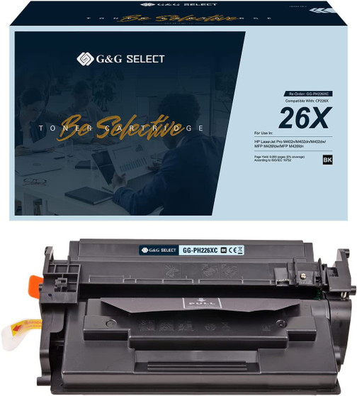 G&G Select Compatible Toner Cartridge Replacement for Hp CF226X High Yield, Black