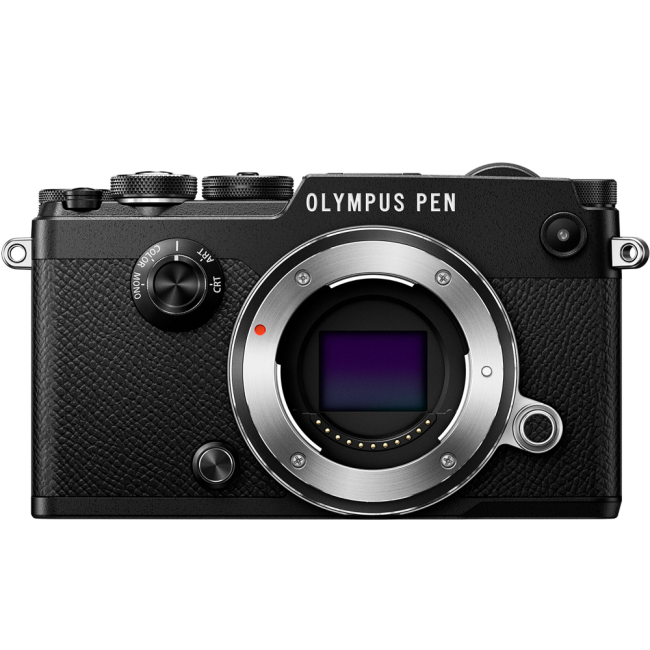 OLYMPUS PEN-F CAMERA, BODY ONLY, BLACK - Taknology (Canada) Inc