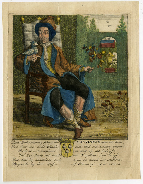 Antique Master Print-PORTRAIT-ISAAC KNOL-BARNARD MULDERS-DELFT-Anonymous-1766 - Main Image