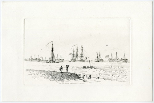 Antique Master Print-MARINE VIEW-SHEERNESS-SHIPS-Moses-1824 - Main Image