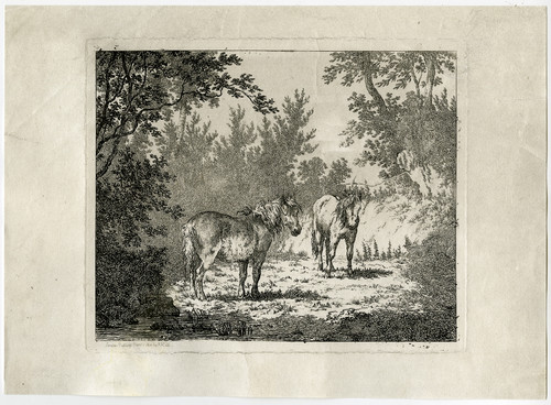 Antique Master Print-GENRE-ANIMAL-HORSE-Hills-1802 - Main Image