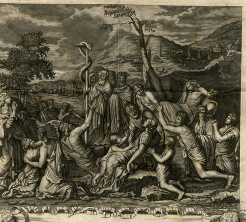 Antique Master Print-THESE-SNAKE-PIERRE CLEMENT-PERIGEUX-Bourdon-Vallet-1706 - Main Image