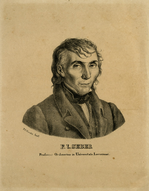 Antique Master Print-Portrait of F. J. Seber-Professor at Louvain-Geedts-1825 - Main Image Antique Master Print-Portrait of F. J. Seber-Professor at Louvain-Geedts-1825 - Main Image