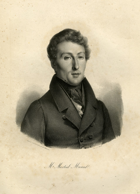 Antique Master Print-Portrait of the author Martial Marcet-Maurin-1830 - Main Image Antique Master Print-Portrait of the author Martial Marcet-Maurin-1830 - Main Image