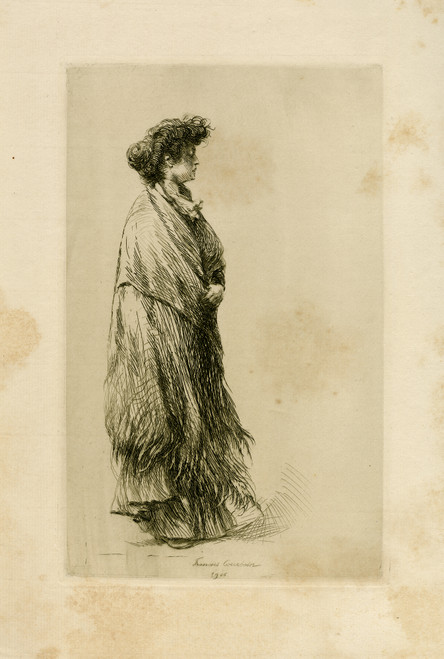 Antique Master Print-Depiction of a Venetian woman-Courboin-1906 - Main Image