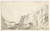 2 Antique Master Prints-LANDSCAPE-ROAD-TUNNEL-Dietrich-1752 - Main Image