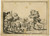 Antique Master Print-LANDSCAPE-HUNTING PARTY-INN-FALCONRY-Bazicaluva-Callot-1638 - Main Image