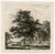 Antique Master Print-LANDSCAPE-PRIVY-FARM-STREAM-Van Brussel-ca. 1780 - Main Image