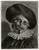 Rare Antique Master Print-MAN WITH HAT AND COLLAR.-Hals-Schouman-ca. 1770 - Main Image