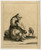 Antique Master Print-GENRE-BEGGAR-WOMAN-BASKET-Quast-Nolpe-1638 - Main Image
