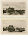 2 Antique Master Prints-LANDSCAPE-BLAUWKAPEL-ZWARTE WATER-UTRECHT-Lokhorst-1856 - Main Image