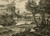 Antique Master Print-ARCADIC LANDSCAPE-CHURCH-CASTLE-Cabel-ca. 1670 - Main Image