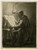 Antique Master Print-GENRE-PHILOSOPHER-BEARD-MAN-READING-BOOK-Watelet-ca. 1760 - Image 2