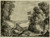 Antique Master Print-LANDSCAPE-RAINSHOWER-PEOPLE-DONKEY-Bril-Borquet-1780 - Image 3