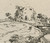 Antique Master Print-LANDSCAPE-EARLY LITHOGRAPHY-RUIN-HILL-Aglio-1831 - Image 4