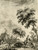 Antique Master Print-LANDSCAPE-BRIDGE-WOMAN-LAUNDRY-Weirotter-1760 - Image 3