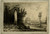 2 Rare Antique Master Prints-LANDSCAPE-RUINS OF BOIS-GROLLAND-Rochebrune-1850 - Image 9