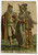 Rare Antique Master Print-GENRE-FASHION-A COUPLE FROM FLORENCE-Lastman-1608-1617 - Image 2