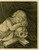 Antique Master Print-Boy sleeping on a cross and skull-Angel-Chauveau-1650 - Picture 4 Antique Master Print-Boy sleeping on a cross and skull-Angel-Chauveau-1650 - Picture 4