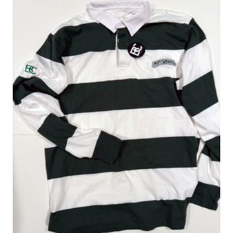 Brooklyn Collective Forest Green/White embroidery Rugby