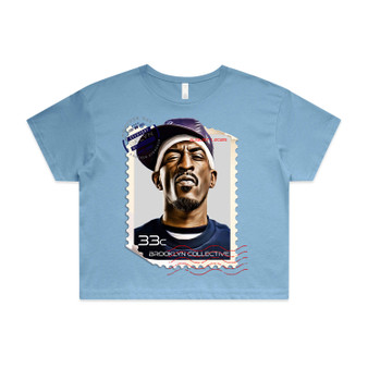 Rakim Stamp Shirt Women's Crop Top Tee