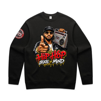 Hip Hop state of mind sweatshirt mens