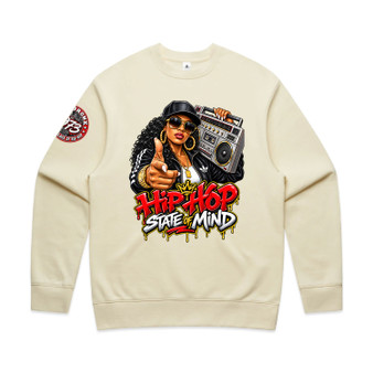 Hip Hop state of mind sweatshirt womens