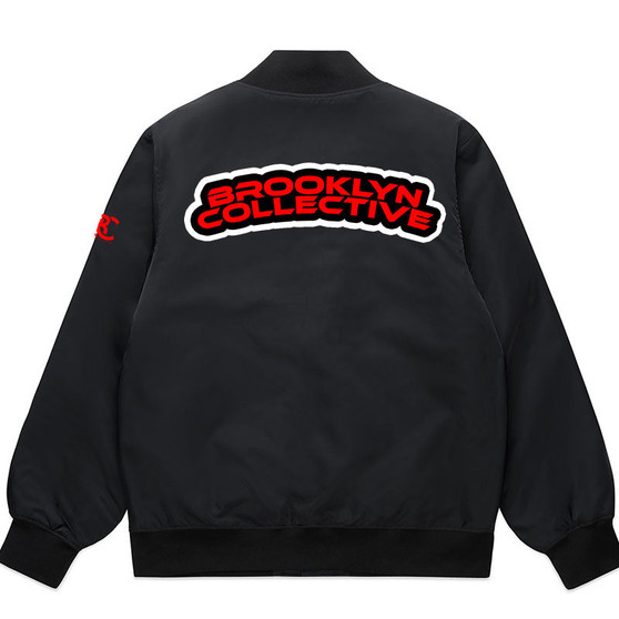 Brooklyn Collective Chenille College Bomber Jacket