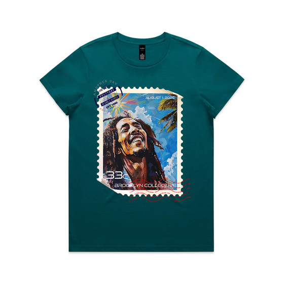 Bob Marley Stamp Classic Women's T-shirt