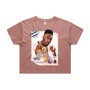 Big Daddy Kane Stamp Shirt Women's Crop Top Tee