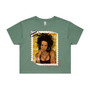 Lauryn Hill Stamp Shirt Women's Crop Top Tee