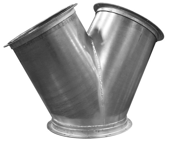 Nordfab Branch Y Galv 14ga 23 AFL 21 AFL 19 AFL 90Deg L= 27.00