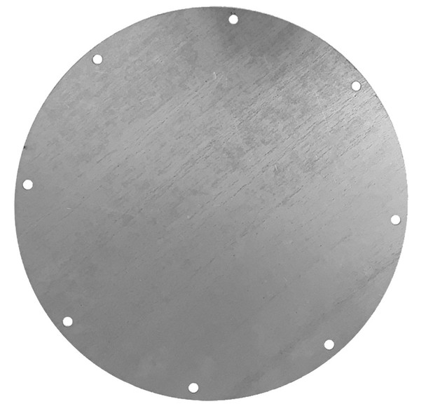 Nordfab End Plate Galv 12ga 8in